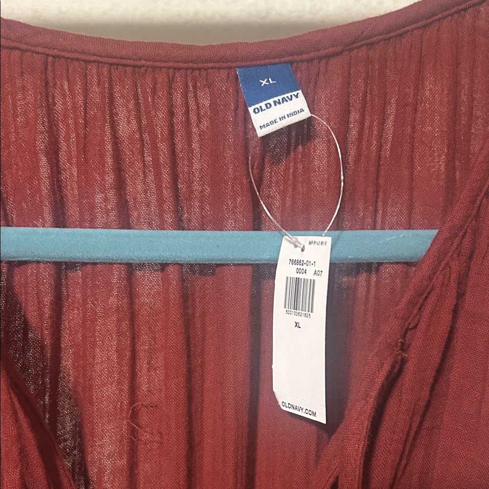 Old Navy Burgundy Sleeveless dress - Picture 2 of 6